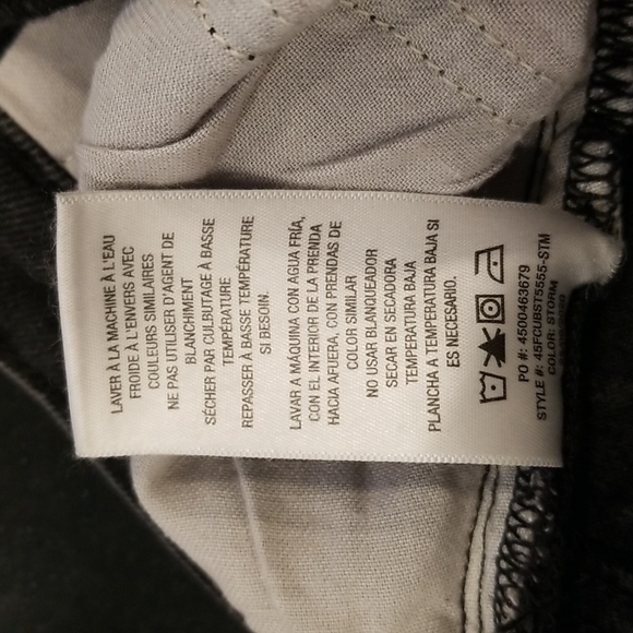 💕FAVORITE DAUGHTER💕 Evelyn High Rise Straight Leg Stirrup Jeans Storm Black 26 - Picture 16 of 16